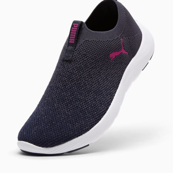 Softride Remi Slip-On Knit Women's Running Shoe, New Navy-PUMA Navy-Magenta Gleam, extralarge