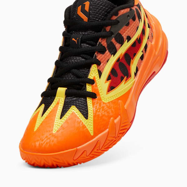 Chaussures de basketball Scoot Zeros PUMA HOOPS x CHEETOS® Enfant et Adolescent, For All Time Red-Rickie Orange-Yellow Blaze-PUMA Black, extralarge