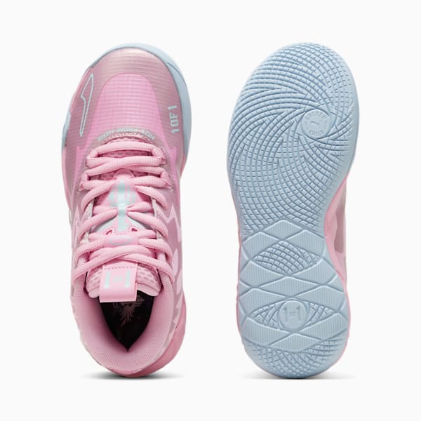 Tenis de básquetbol para niños PUMA x LAMELO BALL MB.01 IRIDESCENT, Lilac Chiffon-Light Aqua, extralarge