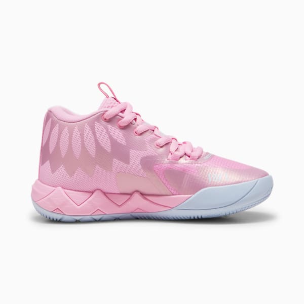 Tenis de básquetbol para niños PUMA x LAMELO BALL MB.01 IRIDESCENT, Lilac Chiffon-Light Aqua, extralarge