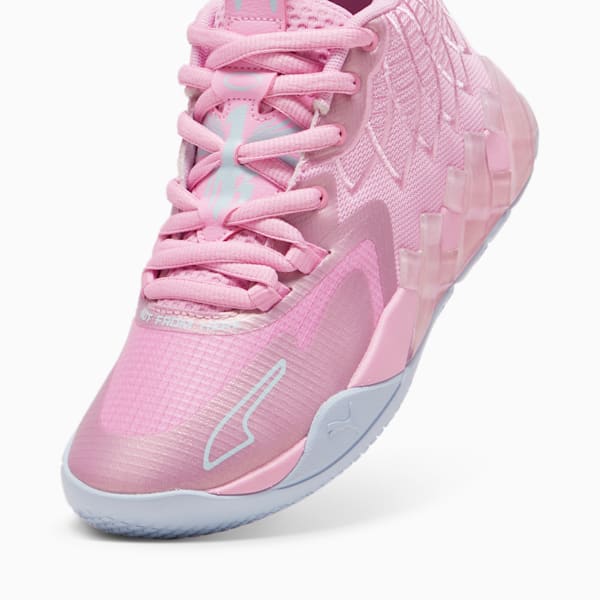 PUMA x LAMELO BALL MB.01 IRIDESCENT Big Kids' Basketball Shoes, Lilac Chiffon-Light Aqua, extralarge