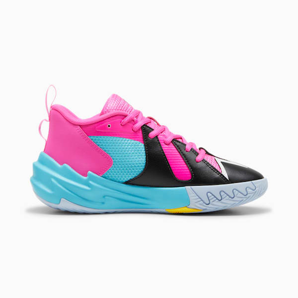 Tenis de básquetbol juvenil Scoot Zeros NL, Bright Aqua-Ravish, extralarge