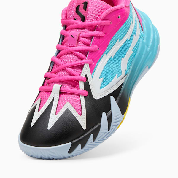 Tenis de básquetbol juvenil Scoot Zeros NL, Bright Aqua-Ravish, extralarge