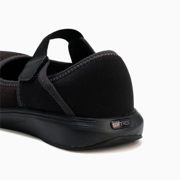 ウィメンズ ソフトライド クルーズ 2 バレエ スニーカー, PUMA Black-Rose Gold, extralarge-JPN