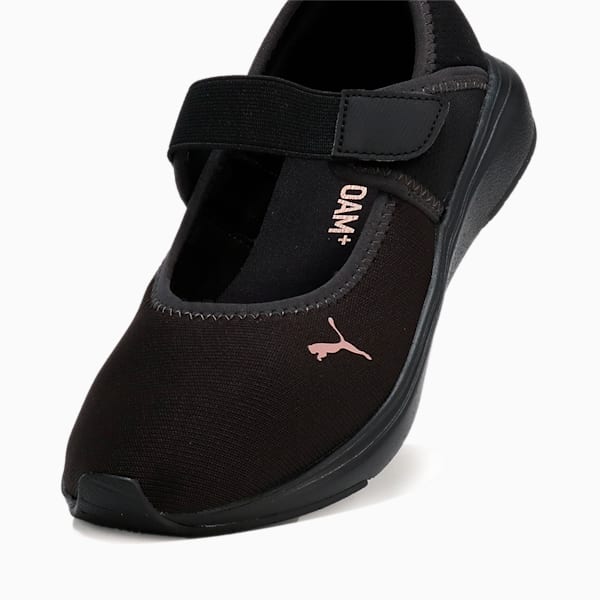 ウィメンズ ソフトライド クルーズ 2 バレエ スニーカー, PUMA Black-Rose Gold, extralarge-JPN