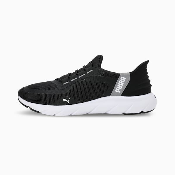 Softride FlexLace Ease In Unisex Running Shoes, PUMA Black-Stormy Slate-PUMA White, extralarge-IND