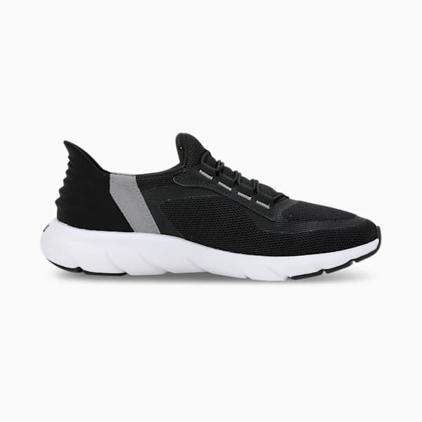 Softride FlexLace Ease In Unisex Running Shoes, PUMA Black-Stormy Slate-PUMA White, extralarge-IND