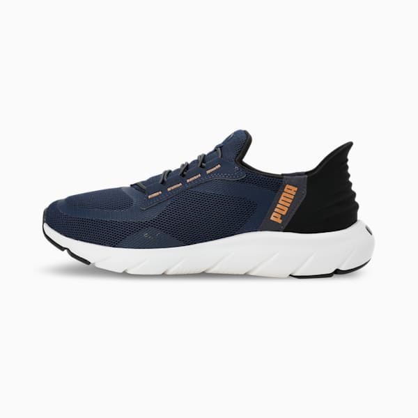Softride FlexLace Ease In Running Shoes, Club Navy-PUMA Black-Caramel Latte, extralarge-IND