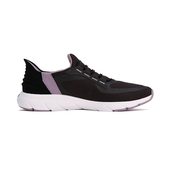 ユニセックス ソフトライド フレックス レース イーズイン ワイド ランニングシューズ, Flat Dark Gray-PUMA Black-Pale Plum, extralarge-JPN