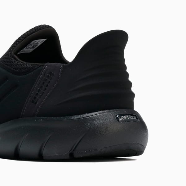 ユニセックス ソフトライド フレックス イーズイン ワイド ランニングシューズ, PUMA Black-Flat Dark Gray, extralarge-JPN