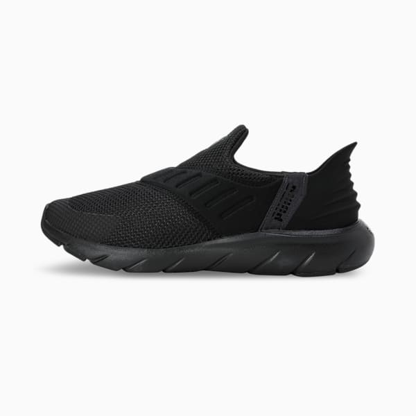 Softride Flex Ease In Slip-On Shoes, PUMA Black-Flat Dark Gray, extralarge-IND