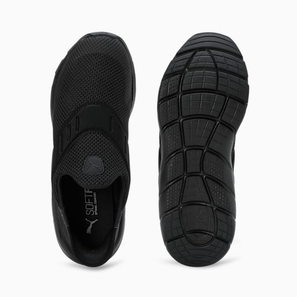 Softride Flex Ease In Slip-On Shoes, PUMA Black-Flat Dark Gray, extralarge-IND