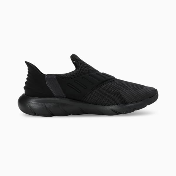 Softride Flex Ease In Slip-On Shoes, PUMA Black-Flat Dark Gray, extralarge-IND
