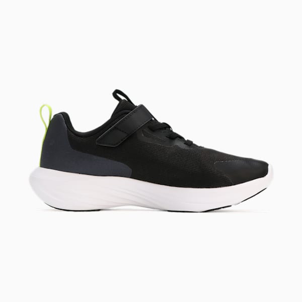 キッズ スピード モンスター V5 スニーカー 17-24cm, PUMA Black-Lime Pow, extralarge-JPN