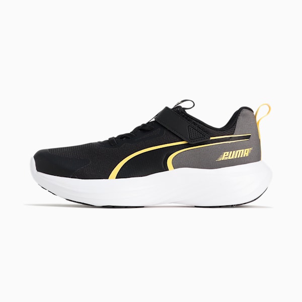 キッズ スピード モンスター V5 スニーカー 17-24cm, PUMA Black-Pelé Yellow, extralarge-JPN