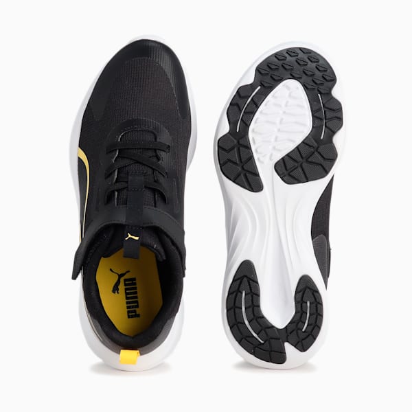 キッズ スピード モンスター V5 スニーカー 17-24cm, PUMA Black-Pelé Yellow, extralarge-JPN