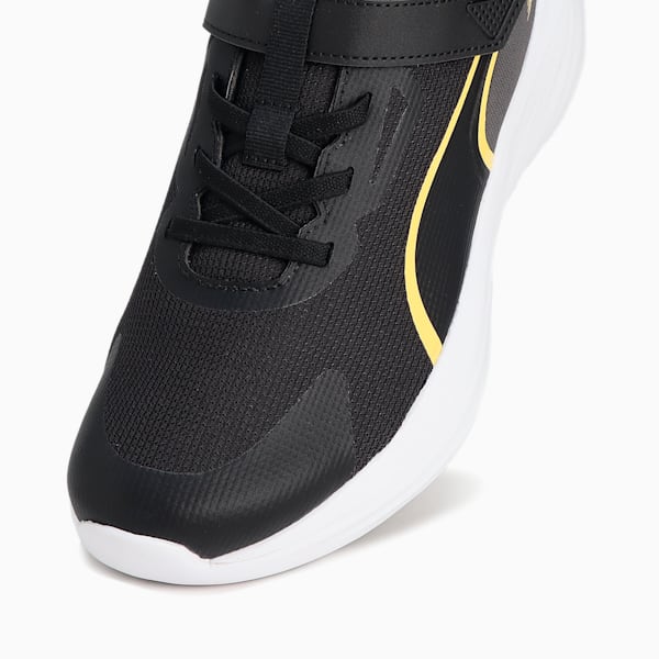 キッズ スピード モンスター V5 スニーカー 17-24cm, PUMA Black-Pelé Yellow, extralarge-JPN
