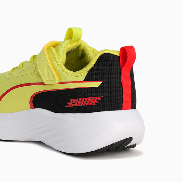 キッズ スピード モンスター V5 スニーカー 17-24cm, Lemon Sherbert-PUMA Black, extralarge-JPN