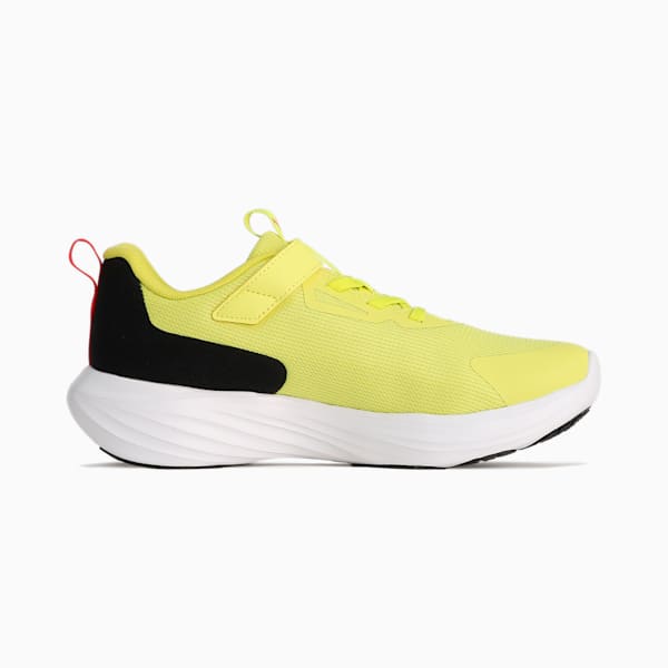 キッズ スピード モンスター V5 スニーカー 17-24cm, Lemon Sherbert-PUMA Black, extralarge-JPN