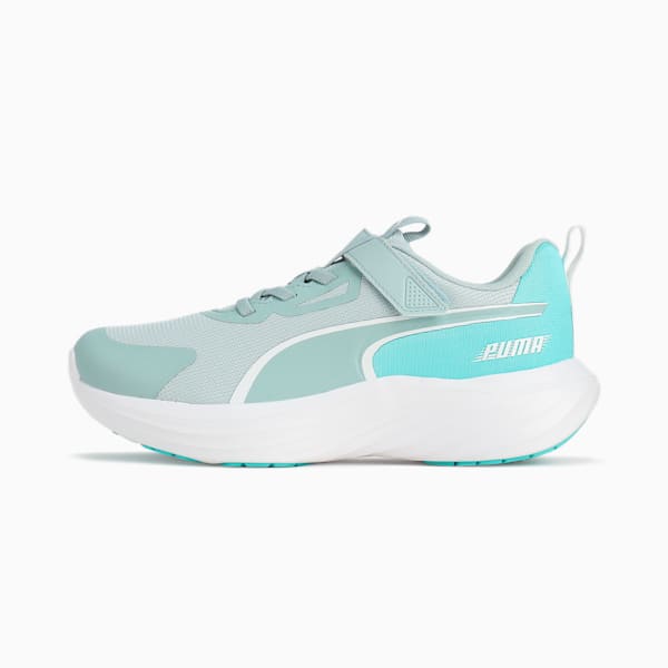 キッズ スピード モンスター V5 スニーカー 17-24cm, Modern Mint-Aquatic, extralarge-JPN