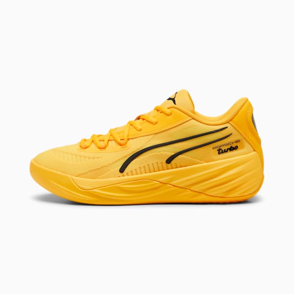 Tenis de básquetbol PUMA x PORSCHE All-Pro NITRO™, Sport Yellow-PUMA Black, extralarge