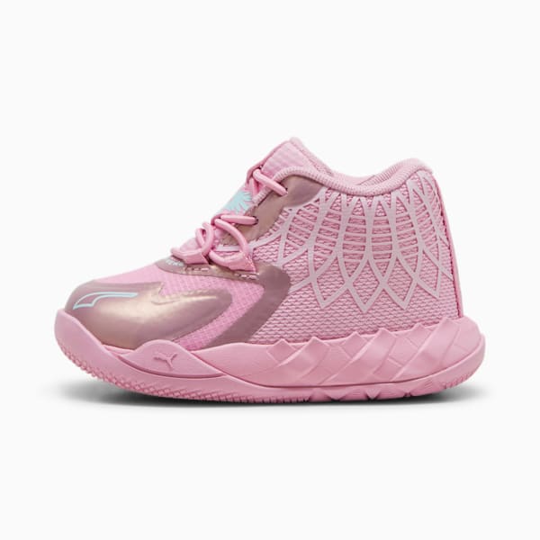 PUMA x LAMELO BALL MB.01 IRIDESCENT Toddlers' Basketball Shoes, Lilac Chiffon-Light Aqua, extralarge