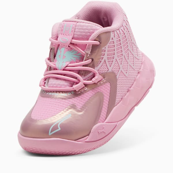 PUMA x LAMELO BALL MB.01 IRIDESCENT Toddlers' Basketball Shoes, Lilac Chiffon-Light Aqua, extralarge