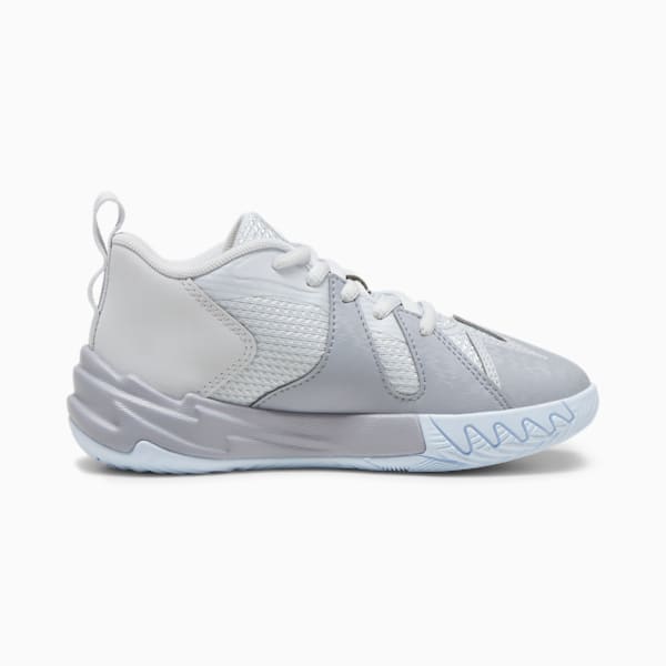 Tenis de básquetbol para niños Scoot Zeros Grey Ice, Silver Mist-Gray Fog, extralarge