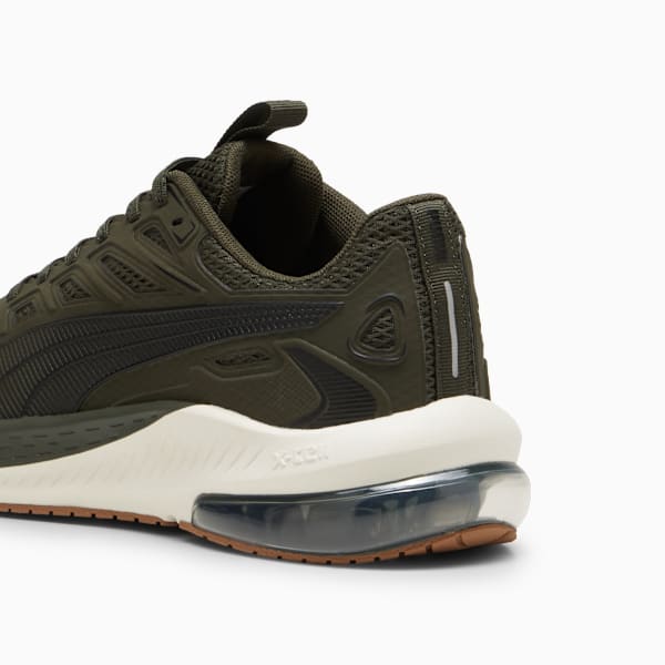 Tenis de running X-Cell Lightspeed para hombre, Dark Olive-PUMA Black, extralarge