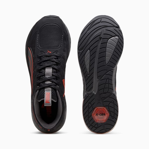 Tenis de running X-Cell Lightspeed para hombre, PUMA Black-Redmazing, extralarge