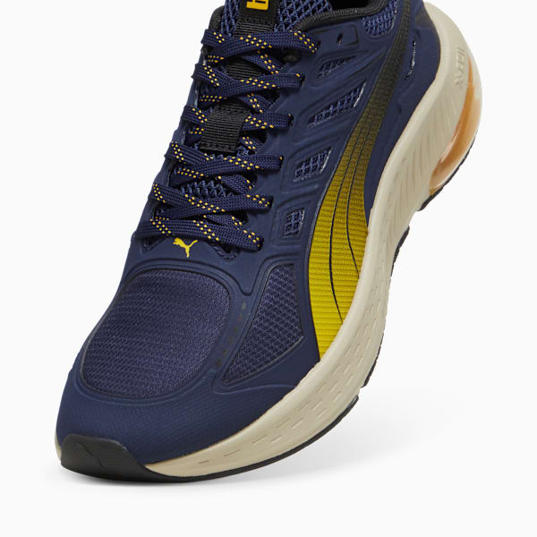 Tenis de running X-Cell Lightspeed para hombre, PUMA Navy-Yellow Sizzle-PUMA Black, extralarge