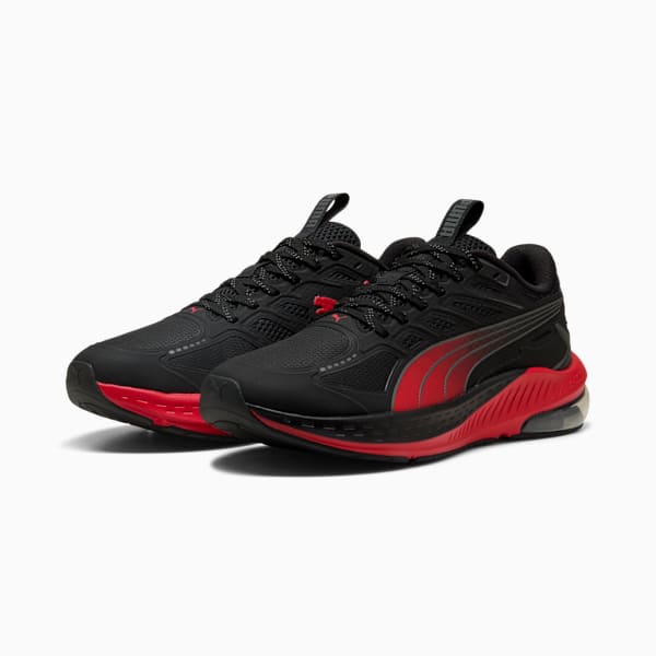 Tenis de running X-Cell Lightspeed para hombre, PUMA Black-For All Time Red, extralarge
