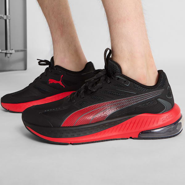 X-Cell Lightspeed Men's Running Shoe, PUMA Black-For All Time Red, extralarge