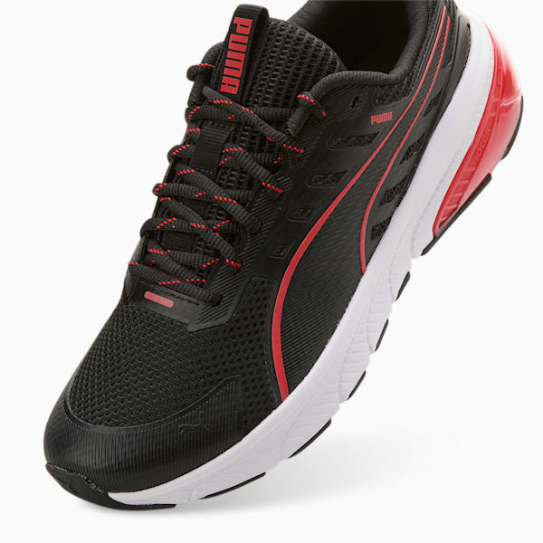 Cell Glare Unisex Running Shoes, PUMA Black-For All Time Red, extralarge-AUS