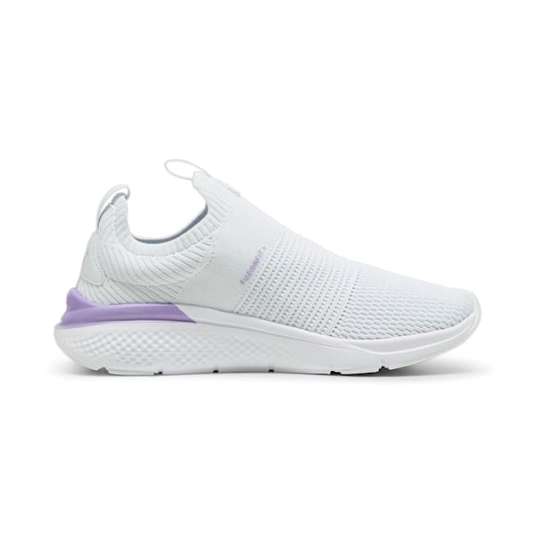 ウィメンズ ソフトライド プロ エコー スリッポン NM ランニングシューズ, Silver Mist-Lavender Alert-PUMA White, extralarge-JPN