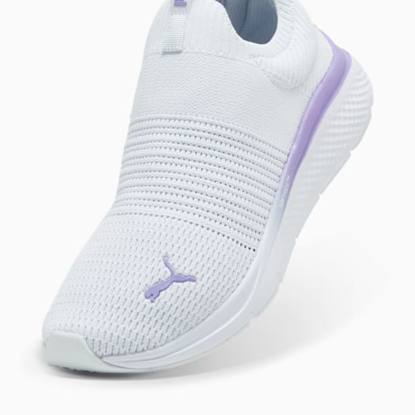 Chaussure de course à pied à enfiler SOFTRIDE Pro Echo Slip-On Femme, Silver Mist-Lavender Alert-PUMA White, extralarge