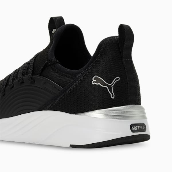 SOFTRIDE Sophia 2 Star Women's Running Shoes, PUMA Black-PUMA Silver-PUMA White, extralarge-IND