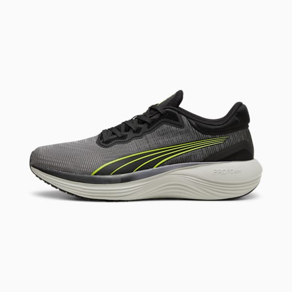 Chaussures de course à pied Scend Pro Ultra Homme, PUMA Black-Lime Pow, extralarge