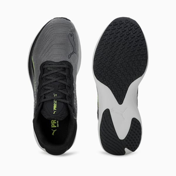 Scend Pro Ultra Unisex Running Shoes, PUMA Black-Lime Pow, extralarge-IND