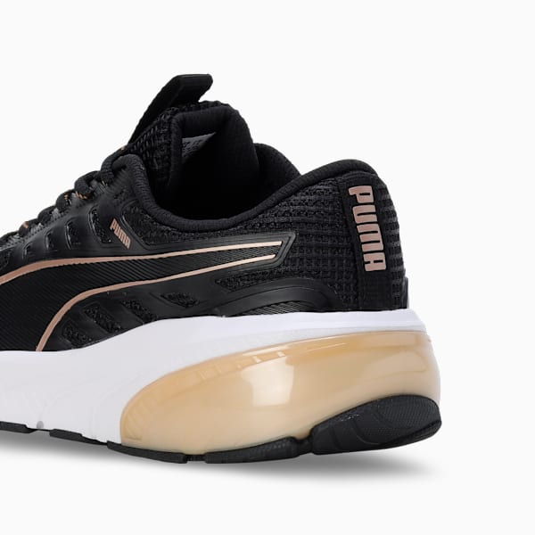 Cell Glare Women's Running Shoes, PUMA Black-PUMA Gold-PUMA White, extralarge-IND