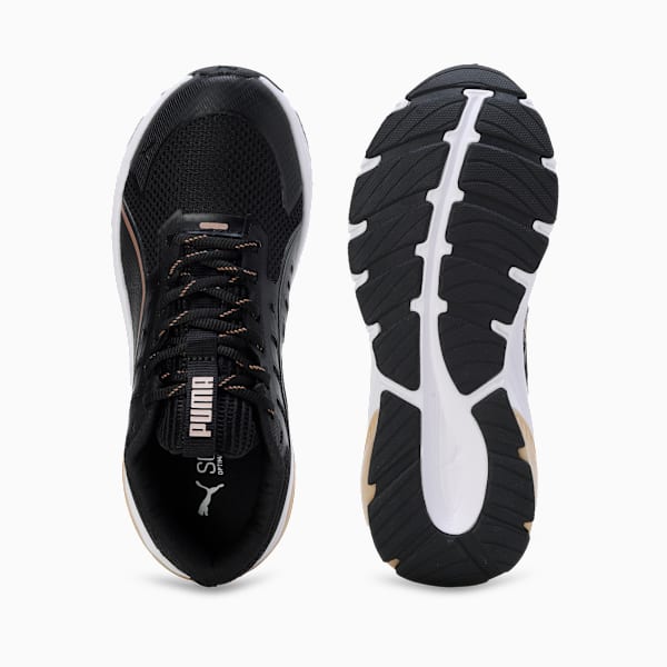Cell Glare Women's Running Shoes, PUMA Black-PUMA Gold-PUMA White, extralarge-IND