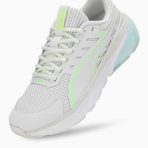 Cell Glare Women's Running Shoes, Vapor Gray-Fizzy Apple-Nitro Blue, extralarge-IND