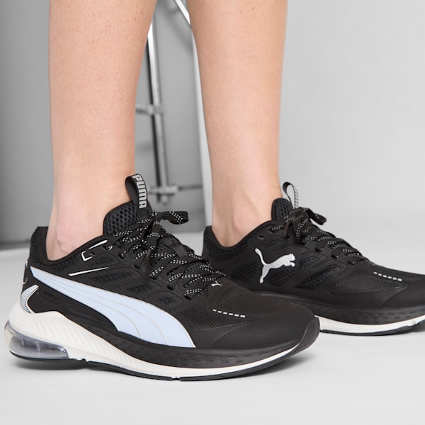 Tenis de running X-Cell Lightspeed para mujer, PUMA Black-Feather Gray, extralarge