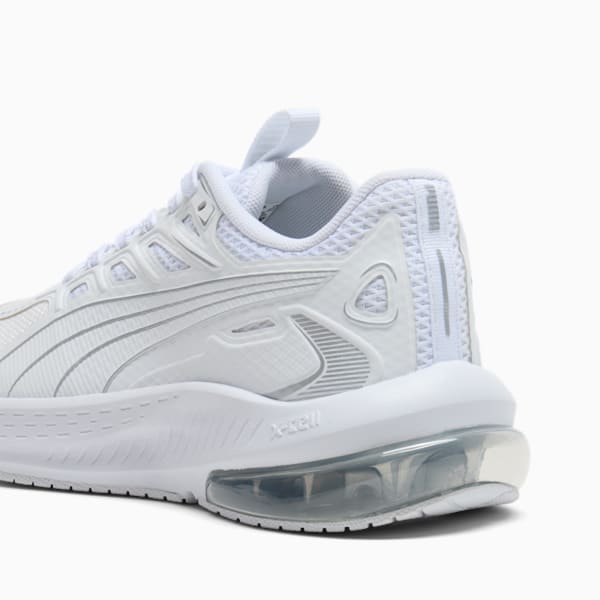 X-Cell Lightspeed Women's Running Shoe, PUMA White-PUMA Silver, extralarge