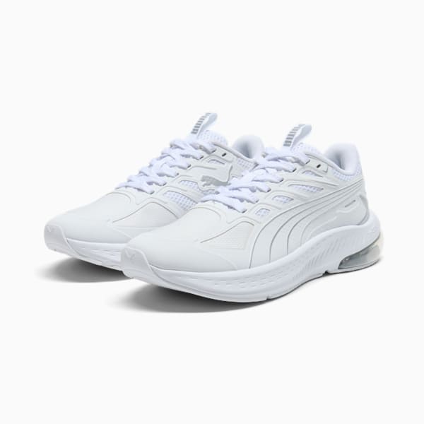 X-Cell Lightspeed Women's Running Shoe, PUMA White-PUMA Silver, extralarge