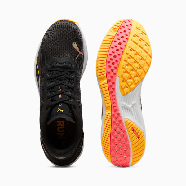 Tenis de running para hombre Electrify NITRO™ 3, PUMA Black-Sun Stream-Sunset Glow, extralarge