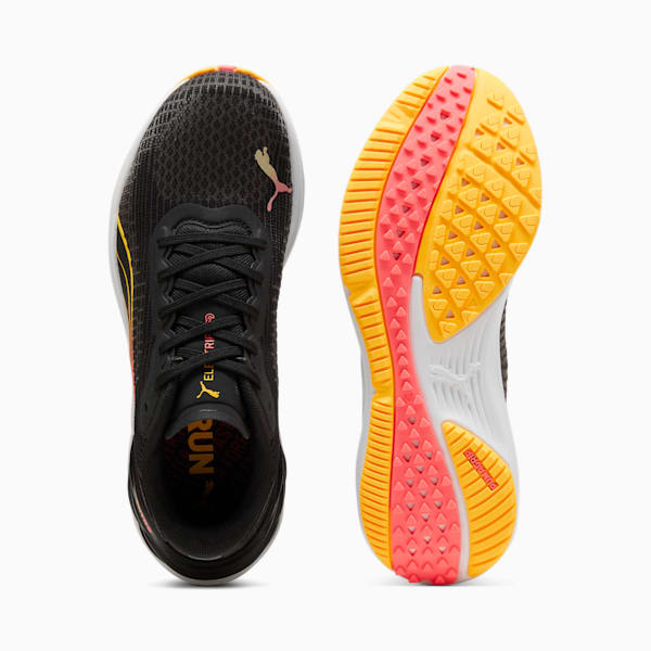 Tenis de running para mujer Electrify NITRO™ 3, PUMA Black-Sun Stream-Sunset Glow, extralarge