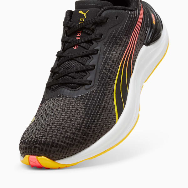 Tenis de running para mujer Electrify NITRO™ 3, PUMA Black-Sun Stream-Sunset Glow, extralarge