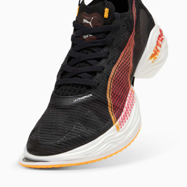 メンズ FAST-R ニトロ エリート 2 FF ランニングシューズ, PUMA Black-Sun Stream-Sunset Glow, extralarge-JPN