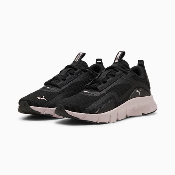 FlexFocus Better Knit Women's Running Shoe, PUMA Black-Mauve Mist, extralarge